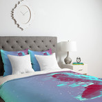 Banana Leaf Through The Code // Duvet Cover (Twin)