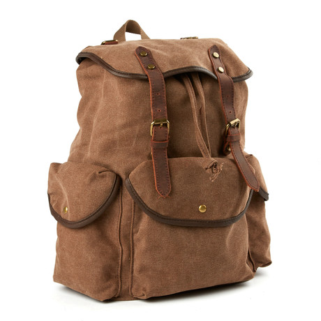 DAPPERMAN Bags // The Rucksack // Timber Red