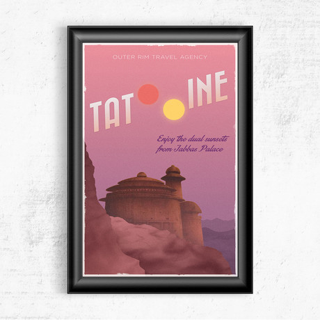 Tatooine Travel Poster (16"W x 20"H)