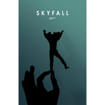 The Pixel Empire // Skyfall Depths (16"W x 20"H)