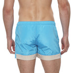 Colorblock Volley // Caribbean Blue + Light Khaki (M)