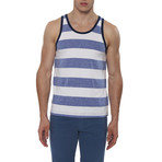 Striped Tank Top // Blue + White Stripe (XS)