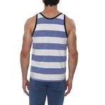 Striped Tank Top // Blue + White Stripe (XS)