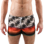 Sprinter Print Stretch // Tulum Camo Ombre (L)