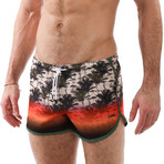 Sprinter Print Stretch // Tulum Camo Ombre (L)