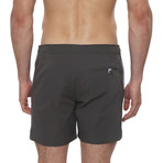 Parke and Ronen // Catalonia Solid Stretch // Charcoal + Lilac (34)