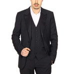 Simon 3-Piece Suit // Black (US: 36R)