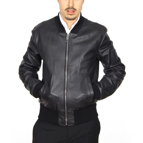 Alexander Leather Jacket // Black (US: 36R)
