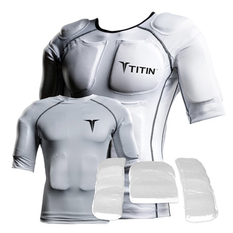 Titin Force 8 lb Shirt System // Ice White (S)