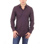 Felix Long-Sleeve Shirt // Bordeaux (US: 17R)