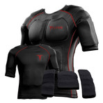 Titin Force 8 lb Shirt System // Midnight Black + Red Accents (L)