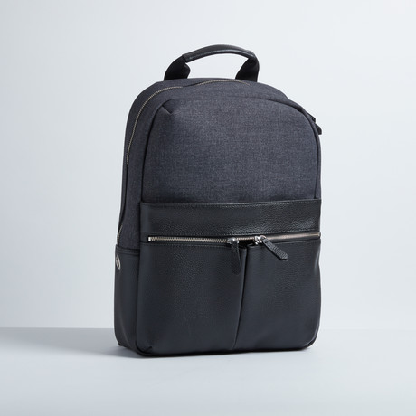 Pebbled Leather 15" Laptop Backpack