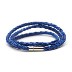 Triple Coil Bracelet // Navy