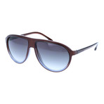 Lucas Aviator // Brown + Blue
