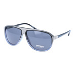 Louis Aviator // Grey + Blue