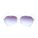 Adam Aviator // Clear + Purple