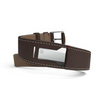 Klokers Quartz // KLINK-01-MC4 // Brown Leather Bracelet Strap