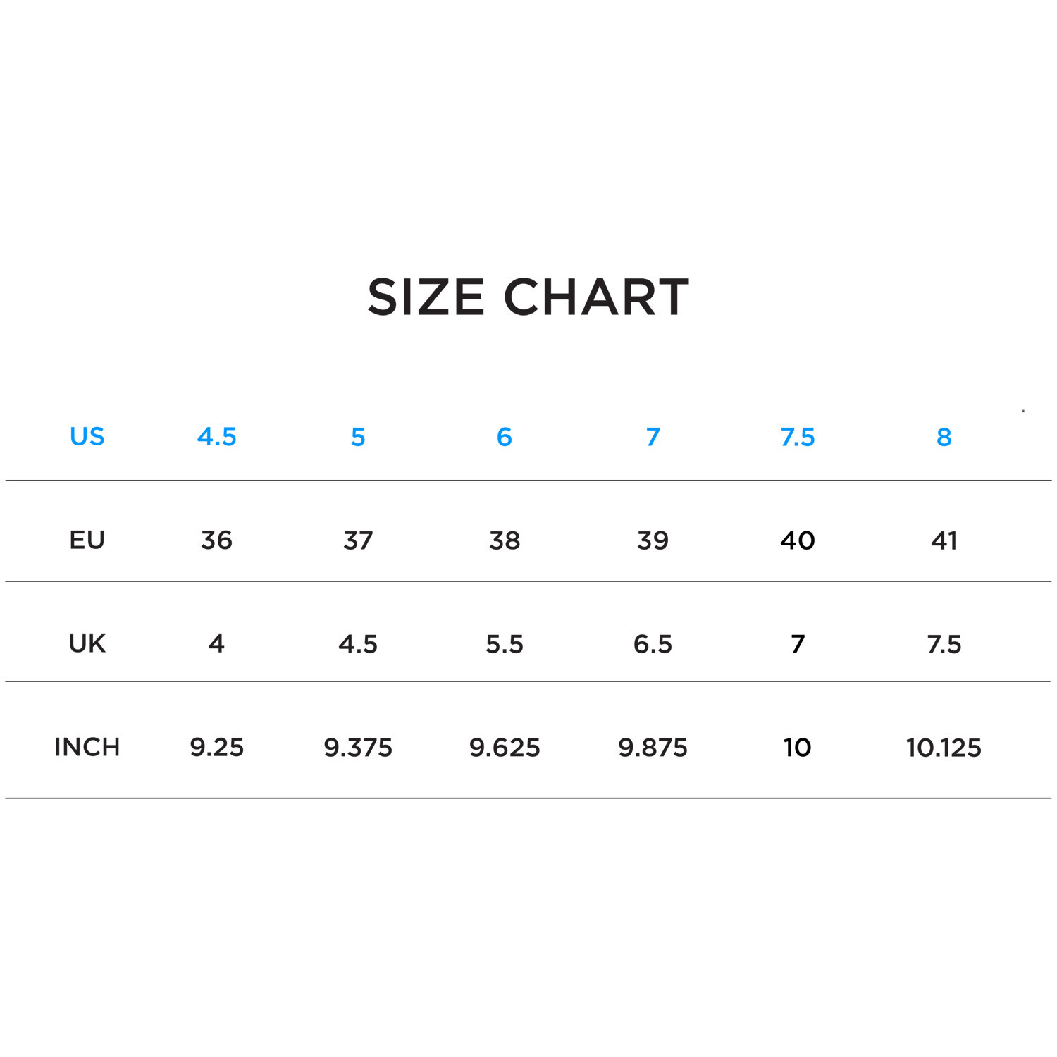 Trussardi Shoes Size Chart
