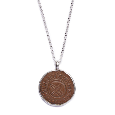 Nepal Daggers Coin Necklace