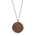 Nepal Daggers Coin Necklace