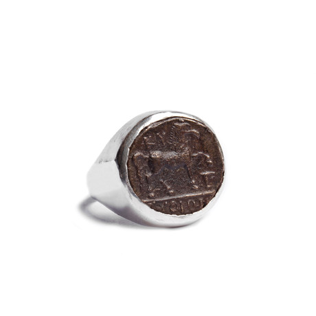 Ancient Greece Kyme Silver Ring
