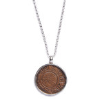 Nepal Daggers Coin Necklace