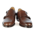 Double Monkstrap Dress Shoe // Brown (Euro: 46)
