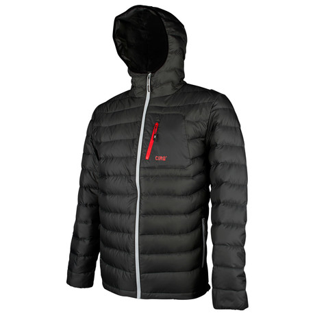 PAX 700 Down Hooded Jacket // Anthracite (S)