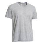 Nobitech // Short Sleeve Natural Feel Jersey Crew // Heather Grey (2XL)