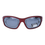 Daniel Sunglasses + Polarized Lens // Red