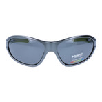 Lucas Sunglasses + Polarized Lens // Grey + Green