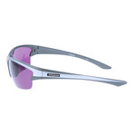 Benjamin Sunglasses + Polarized Lens // Silver