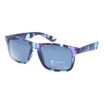 Luke Sunglasses + Polarized Lens // Purple + Blue