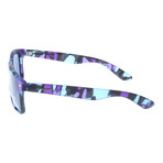 Luke Sunglasses + Polarized Lens // Purple + Blue