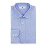 Pierre Balmain // Dress Shirt // Light Blue Textured (US: 15.5R)