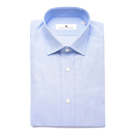 Pierre Balmain // Dress Shirt // Light Blue + White (US: 15R)