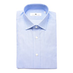 Pierre Balmain // Dress Shirt // Light Blue + White (US: 15.5R)