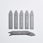 Stainless Steel Collar Stay + Tin Case