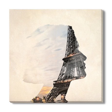 Visions of Paris (18"L x 18"H x 1.5"D)