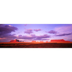 Monument Valley, Arizona, USA // Panoramic Images (36"W x 12"H x 0.75"D)