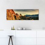 Colorado Springs Panoramic Skyline Cityscape by Unknown Artist (60"W x 20"H x 0.75"D)