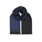 Classic Medusa Scarf // Blue + Black