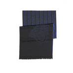 Classic Medusa Scarf // Blue + Black