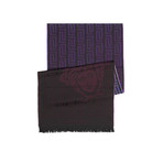 Classic Medusa Scarf // Purple + Black