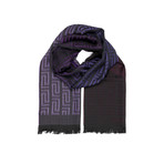 Classic Medusa Scarf // Purple + Black