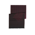 Classic Medusa Scarf // Burgundy + Black