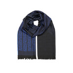 Faded Medusa Scarf // Blue + Black