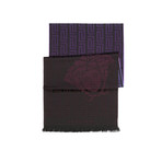 Faded Medusa Scarf // Purple + Black