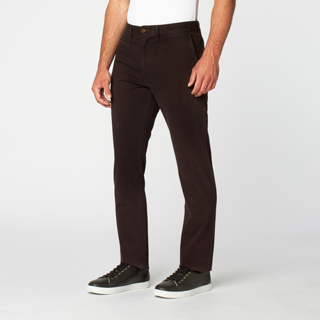 Beach Washed Twill Arrival Chino // Brown (32WX34L)