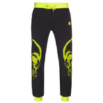 Established Jogger // Black + Lime (2XL)